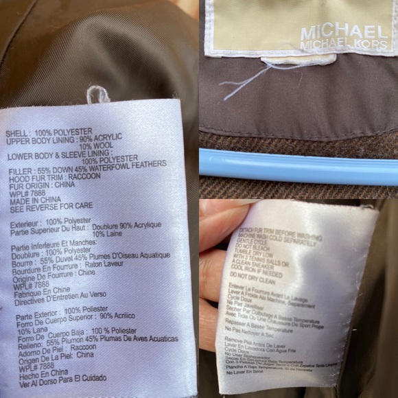 Micheal Kors parka puffy jacket - Picture 6 of 8